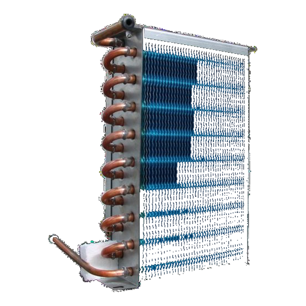 Copper tube aluminium fin evaporator