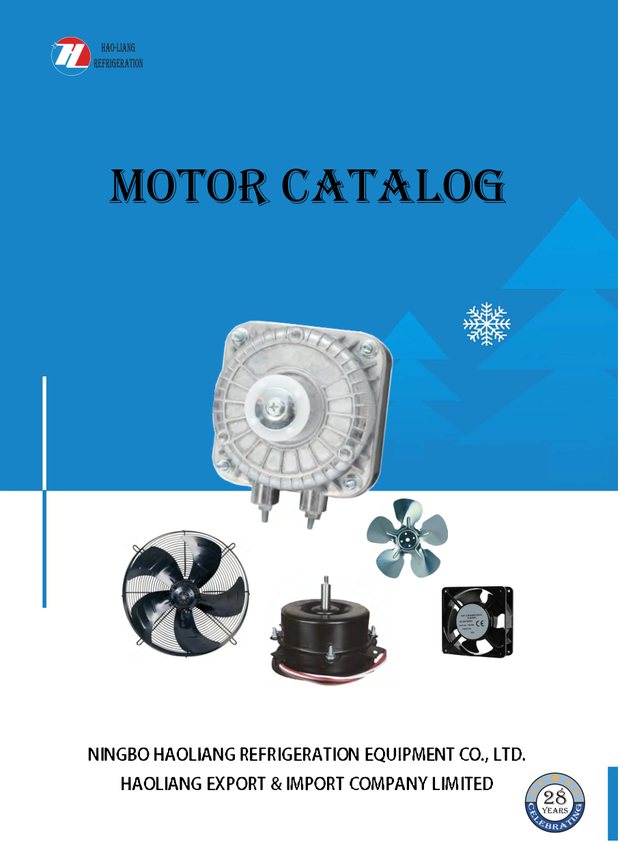 Fan motor catalogue cover